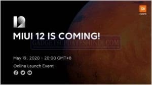 Xiaomi Miui 12 Global Launch On May 19