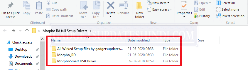 new morpho rd driver setup file