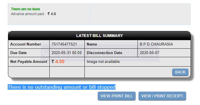 online bijali bill pay