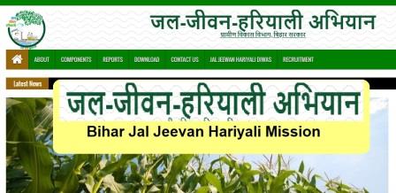 Bihar Jal Jeevan Hariyali Mission: Jal Jeevan Yojana, Recruitment Of Various Post &Quot;Jjhm&Quot;