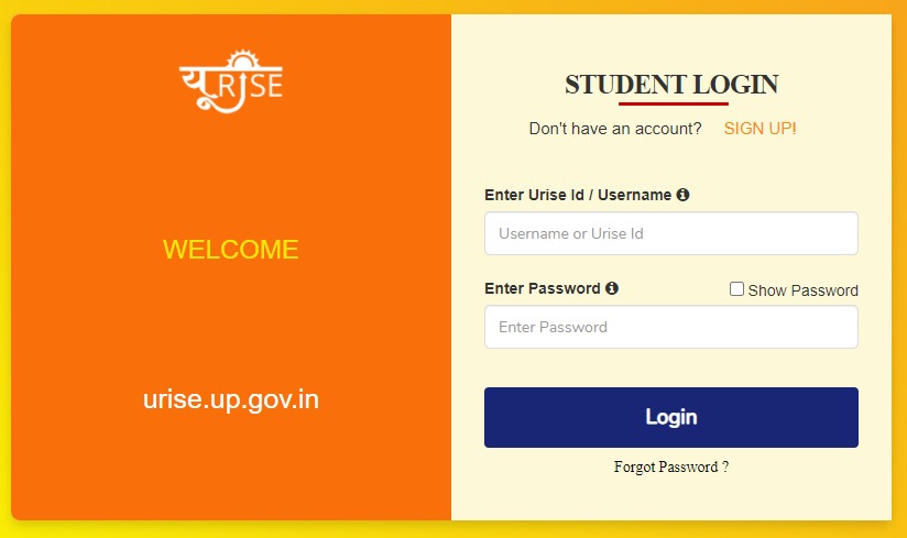 UP URISE Portal 2022: Today Registration/ Login Step, @urise.up.gov.in – Exam, Form, Result