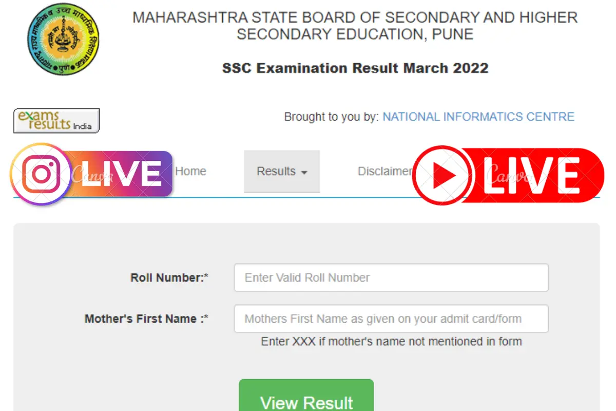 Maharashtra Board SSC 10th Result 2022