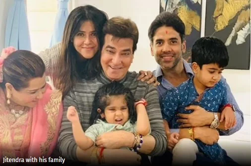 Jeetendra Family Wife Son Daughter Father Mother