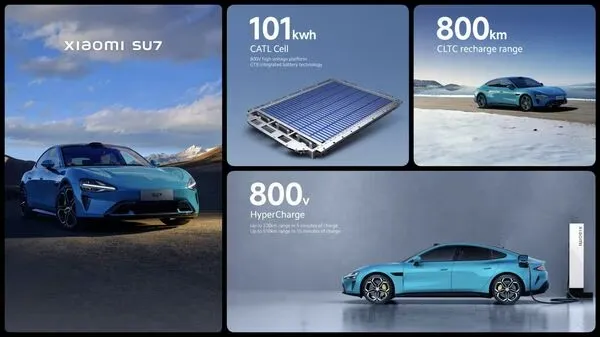 Xiaomi Su7 Electric Car Price