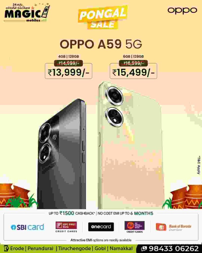 New Price And Specification Of Oppo A59 5G