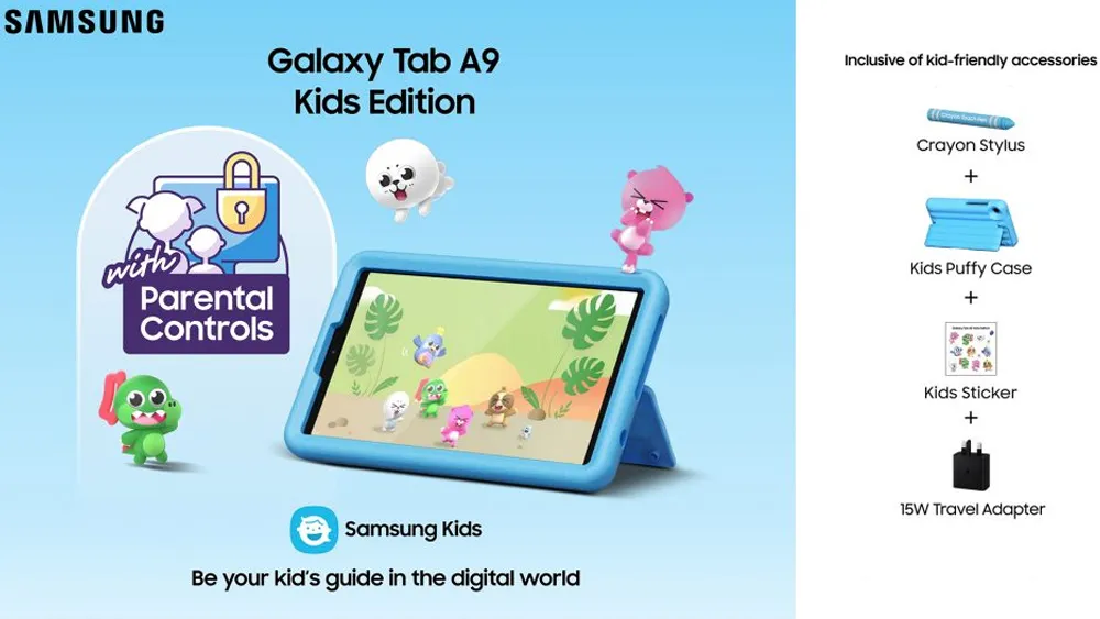 Samsung Galaxy Tab A9 Kids Edition Features
