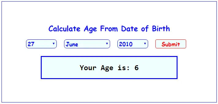 Best Age Calculator In India