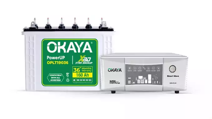 Okaya Inverter &Amp; Battery Combo