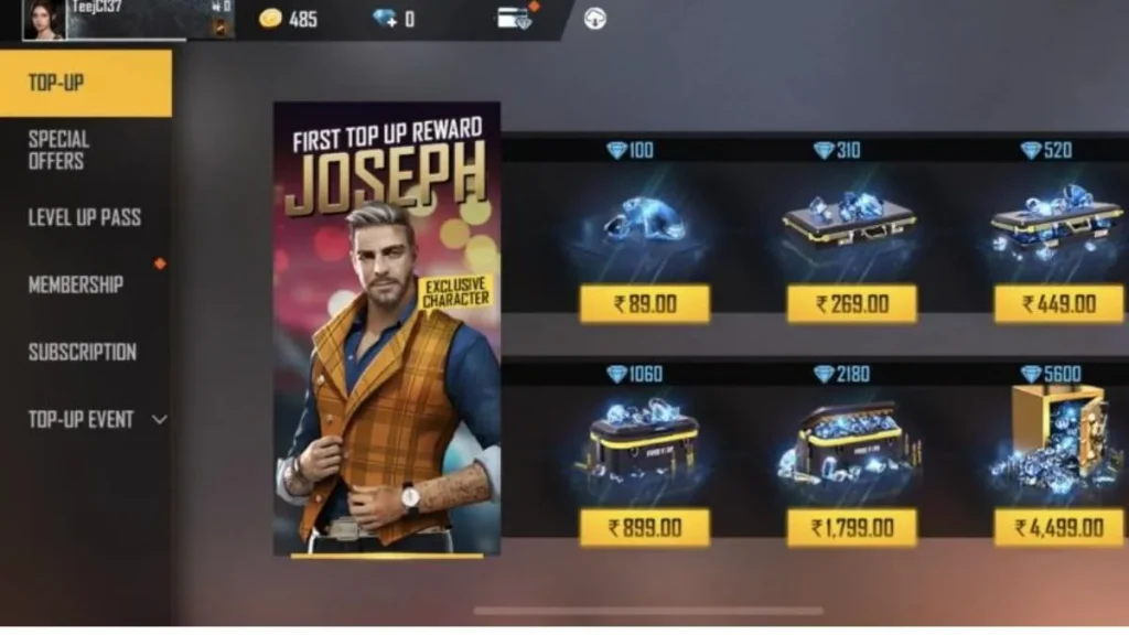 What Is The Current Price Of Free Fire Max Diamonds
